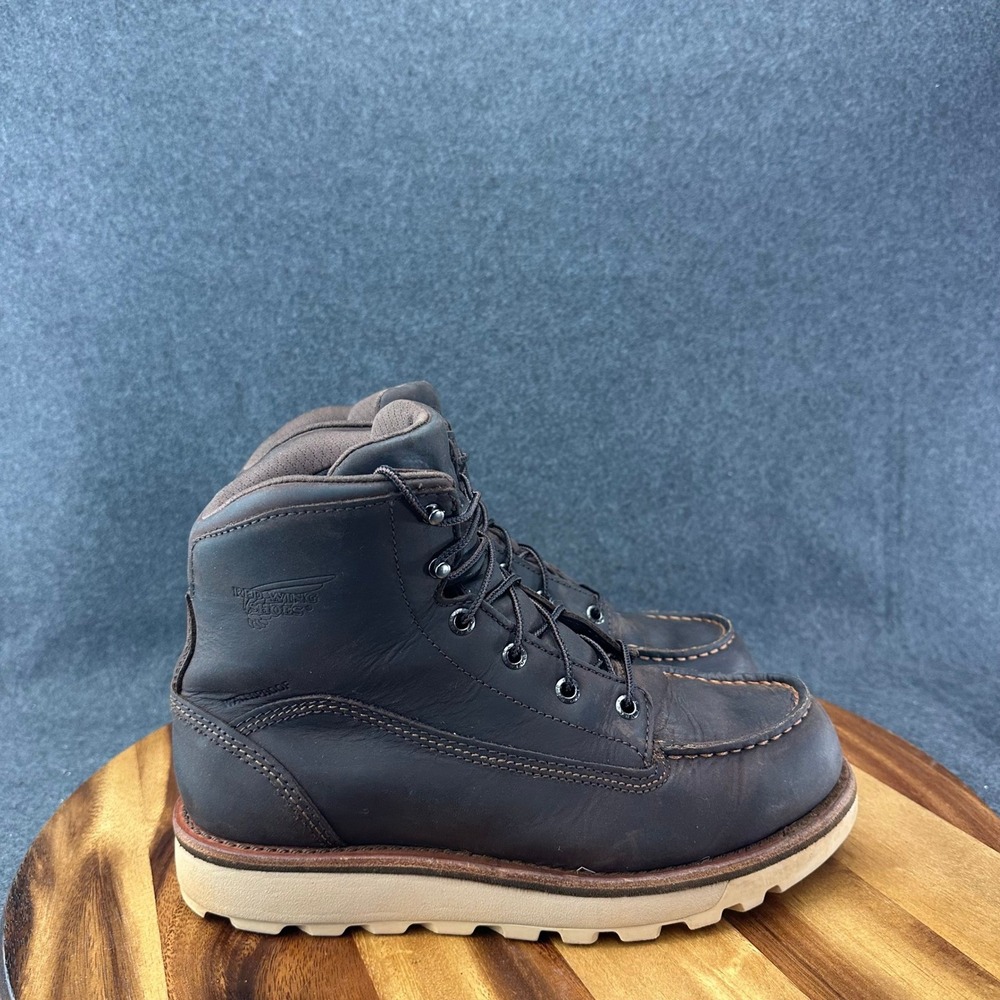 Red Wing 1222 Traction Tred Lite Soft Toe Waterproof Work Boots Size 8D